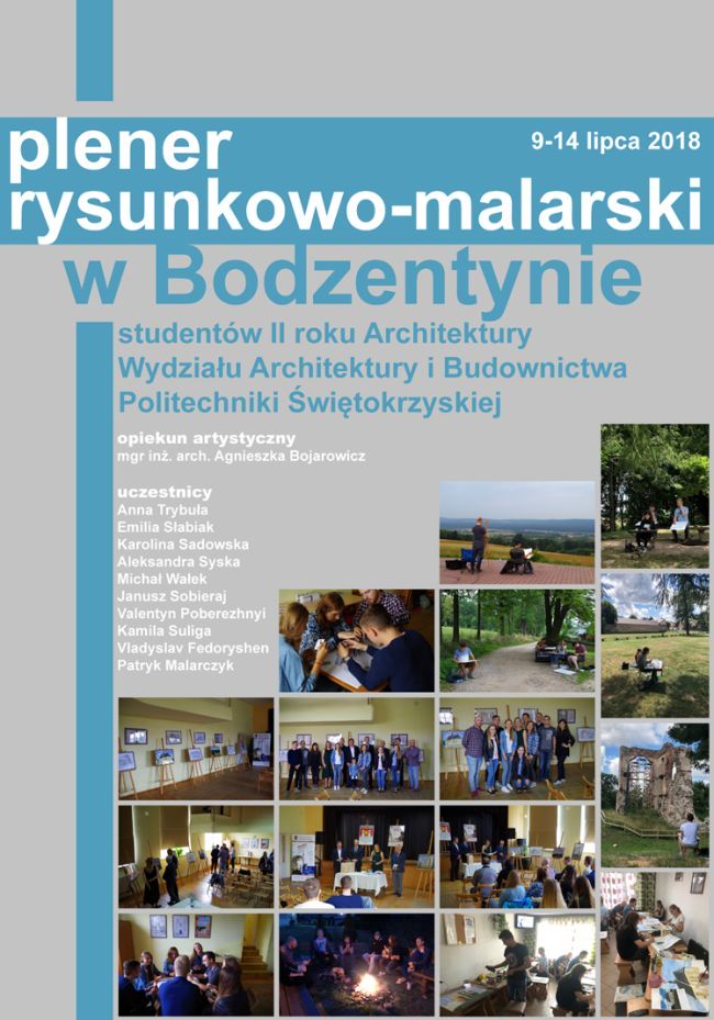 Plakat plener Bodzentyn