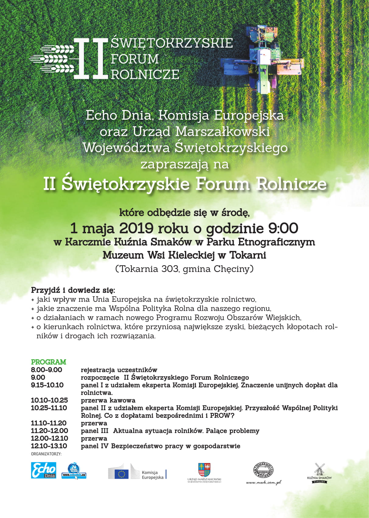 Zaproszenie II wietokrzyskie Forum Rolnicze Q901850916A 1