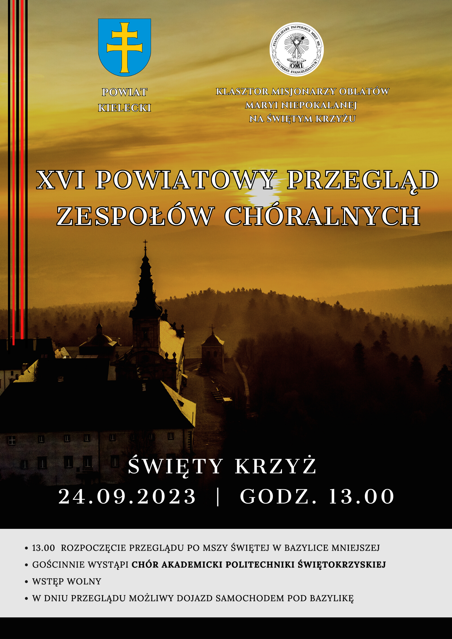 XVI Powiatowy Przegld Zespow Chralnych plakat