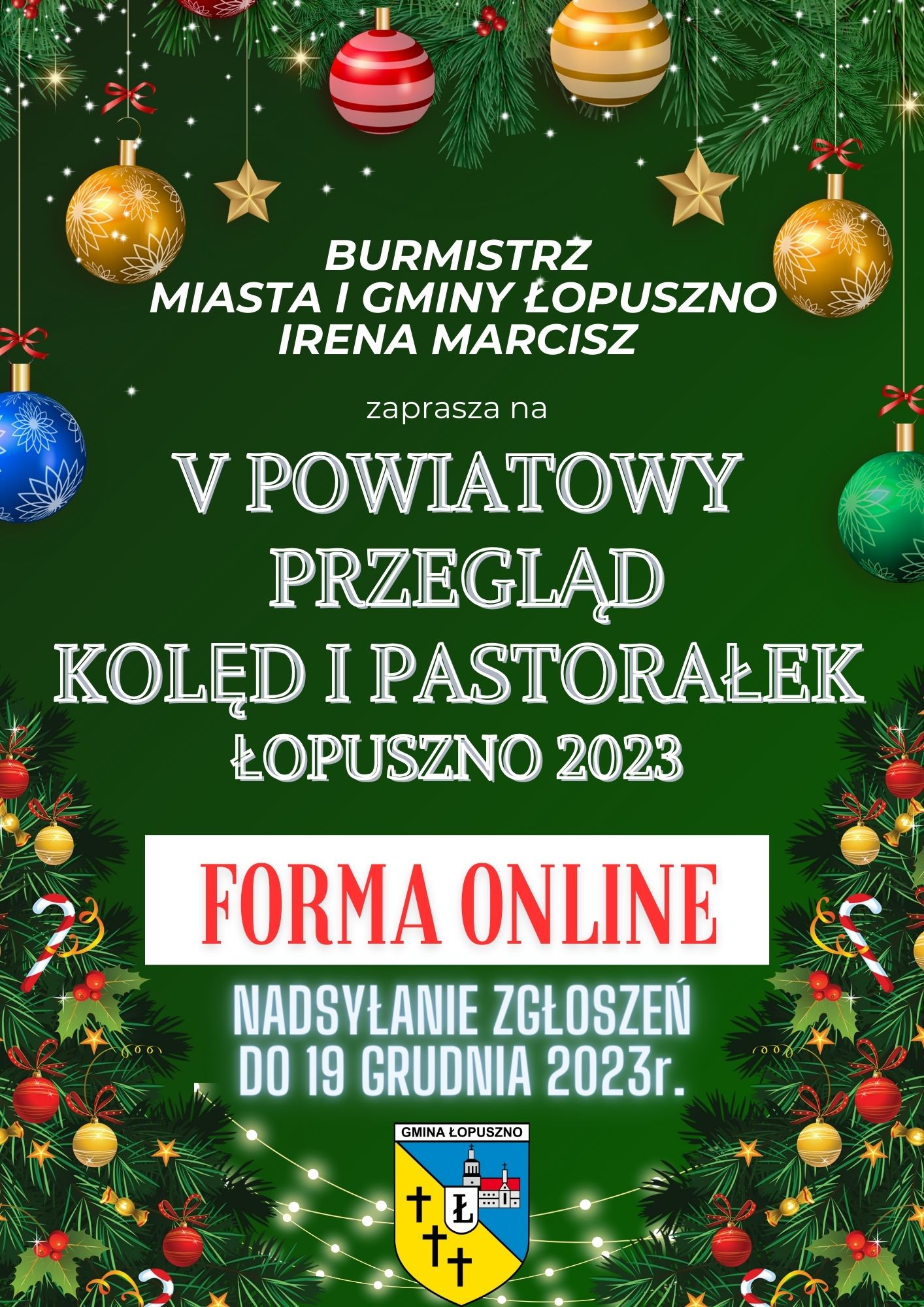 V Powiatowy Przegląd Kolęd i Pastorałek Łopuszno 2023